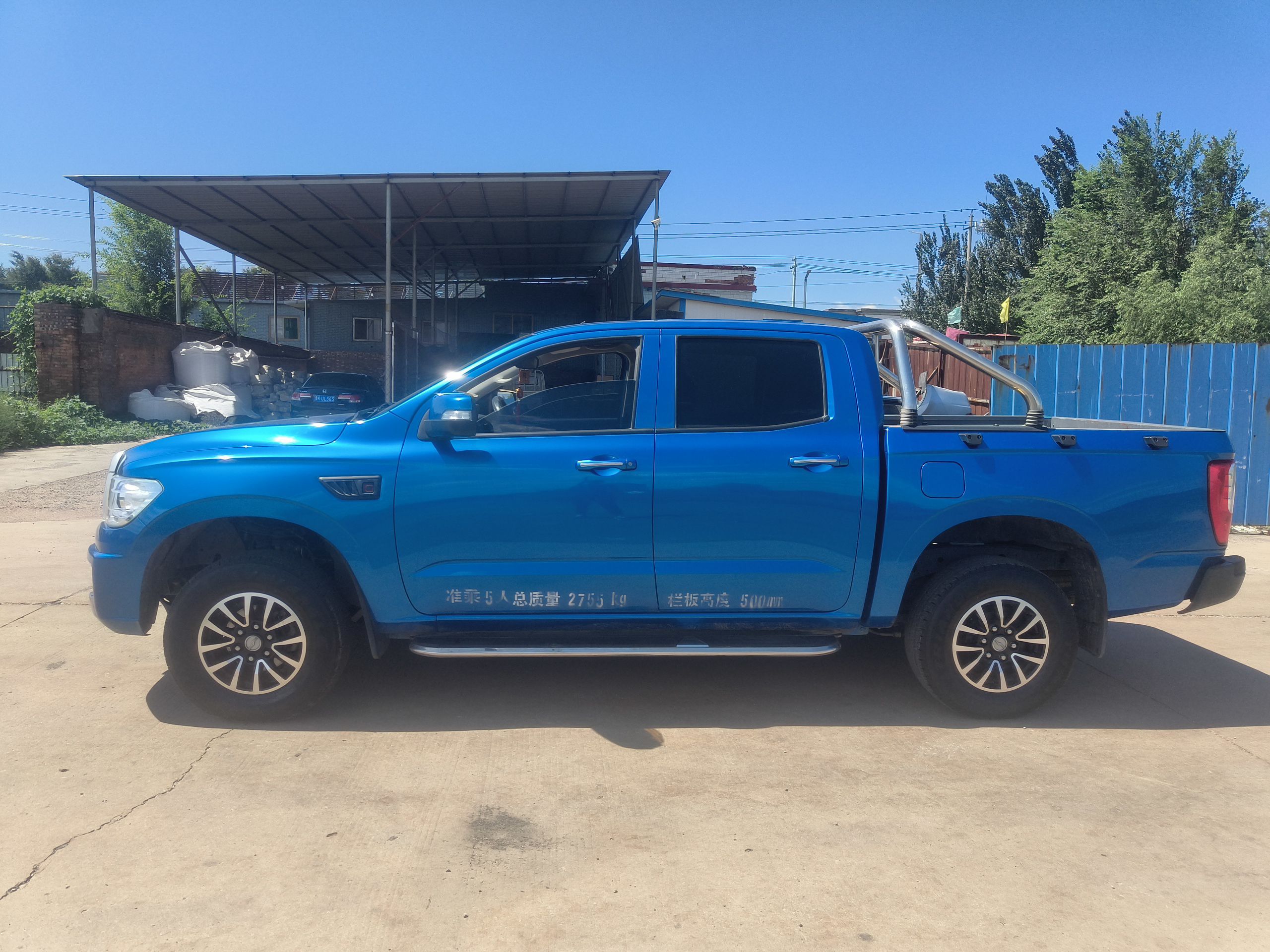 Used Zxauto Terralord 2019 2.5T Commercial Version Diesel Two-Wheel Drive Manual Standard Double-Door Trim
