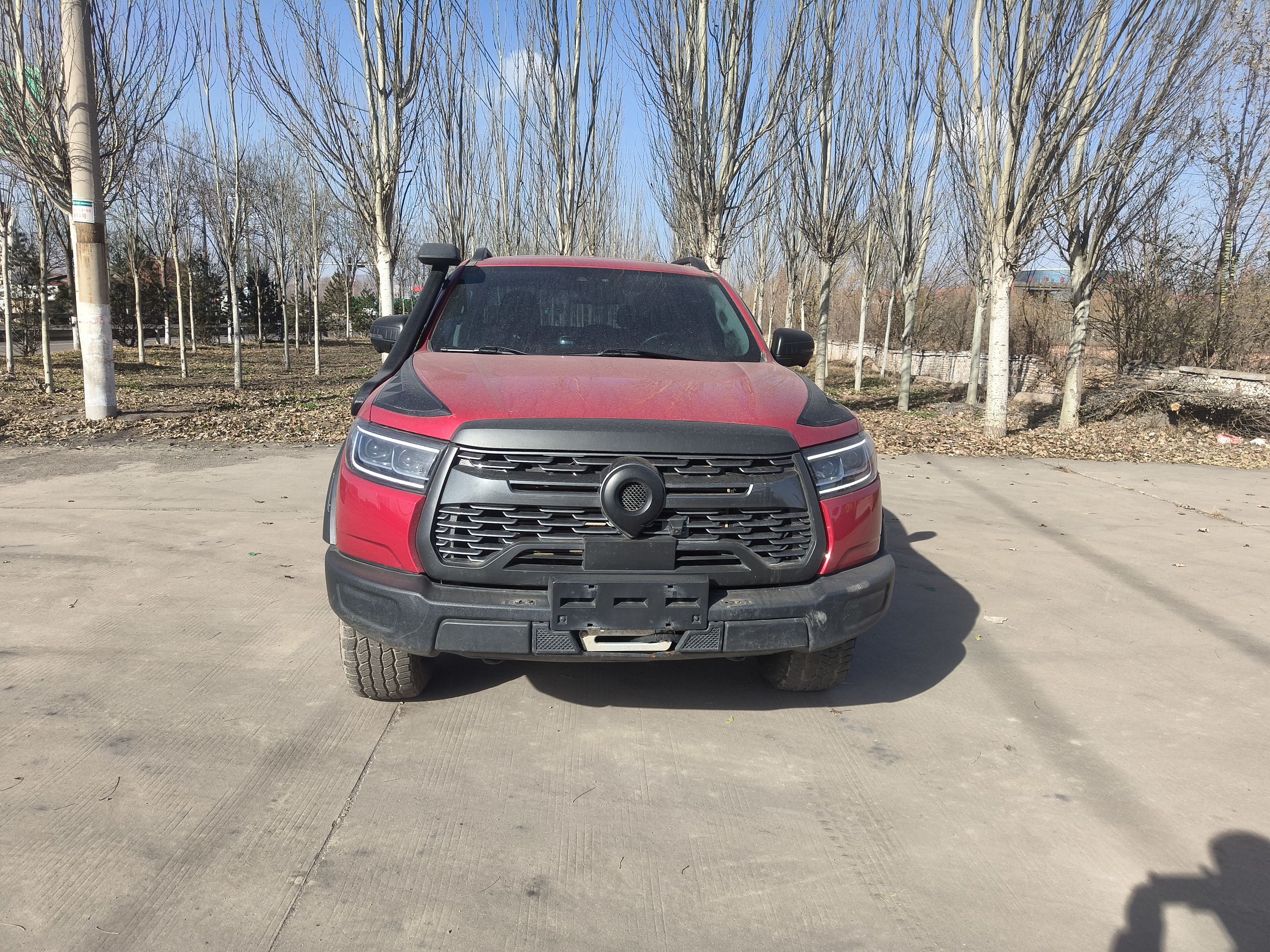 Used Great Wall Poer 2020 2.0T Off-Road Edition Automatic Gasoline 4x4 High-End Version Towable Model GW4C20B
